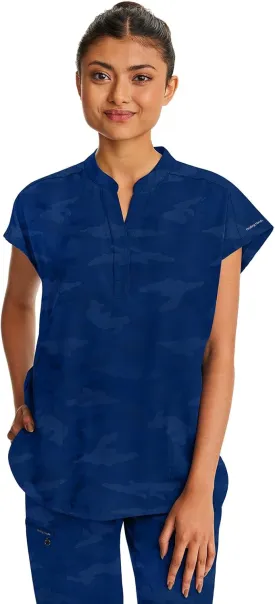 Healing Hands Scrub Top for Women Modern Fit Tee with 2 Pockets, Moisture Wicking, 360 Stretch and Quick Dry Fabric 2352