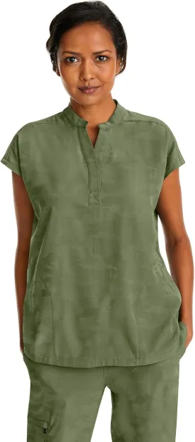 Healing Hands Scrub Top for Women Modern Fit Tee with 2 Pockets, Moisture Wicking, 360 Stretch and Quick Dry Fabric 2352