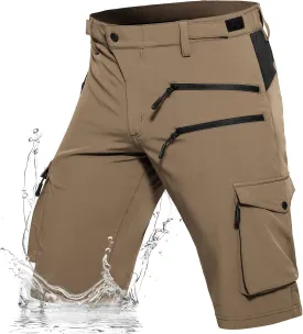 Hiauspor Men's Hiking Cargo Shorts Quick Dry Lightweight Casual Fishing Tactical Golf for Outdoor with 5 Pockets