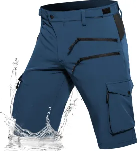 Hiauspor Men's Hiking Cargo Shorts Quick Dry Lightweight Casual Fishing Tactical Golf for Outdoor with 5 Pockets