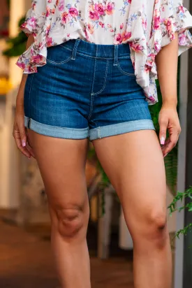 Isla Pull On High Rise Shorts