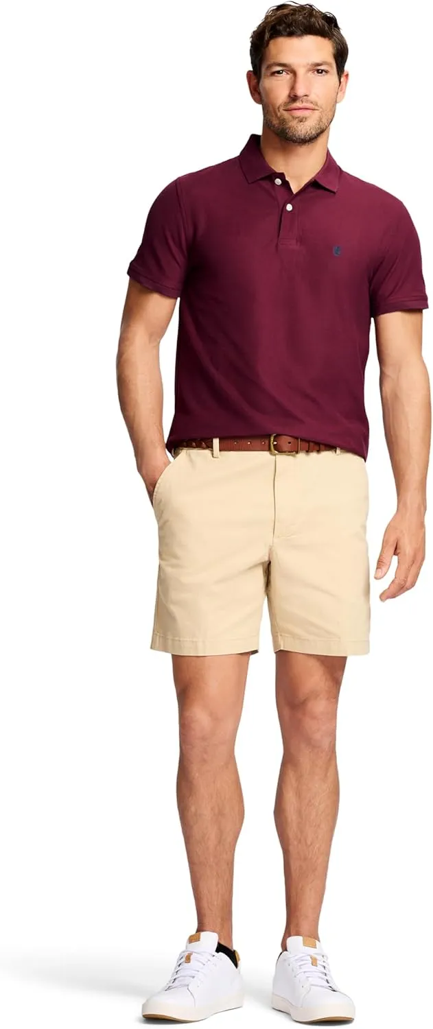 IZOD Men's Saltwater Stretch 7" Chino Short