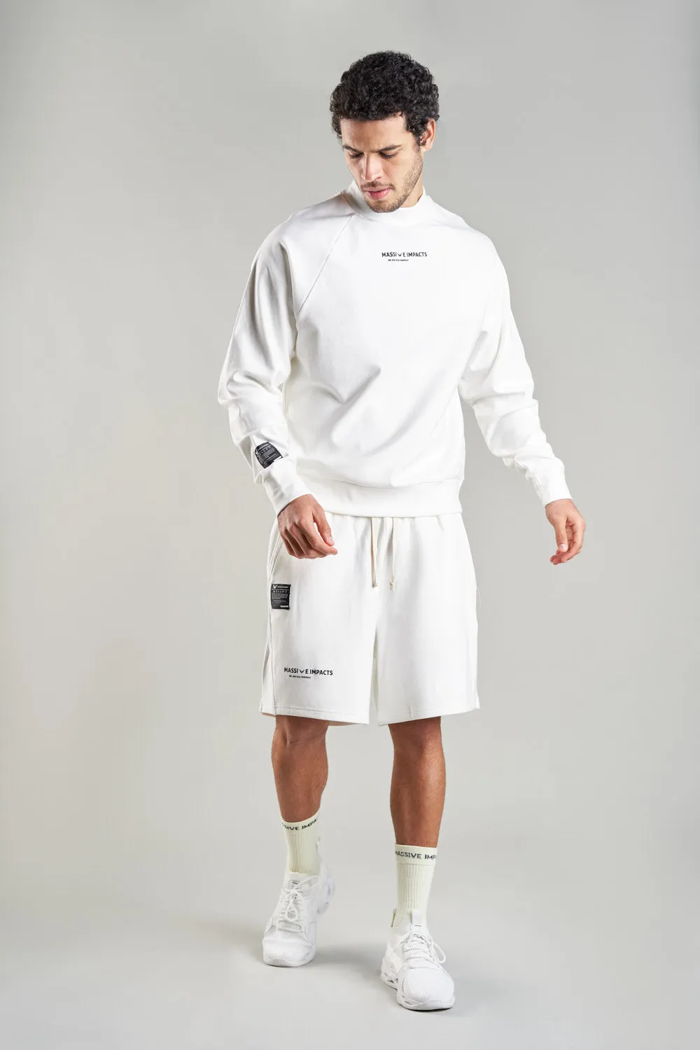 J010MI Organic Cotton & Bamboo Drawstring Shorts