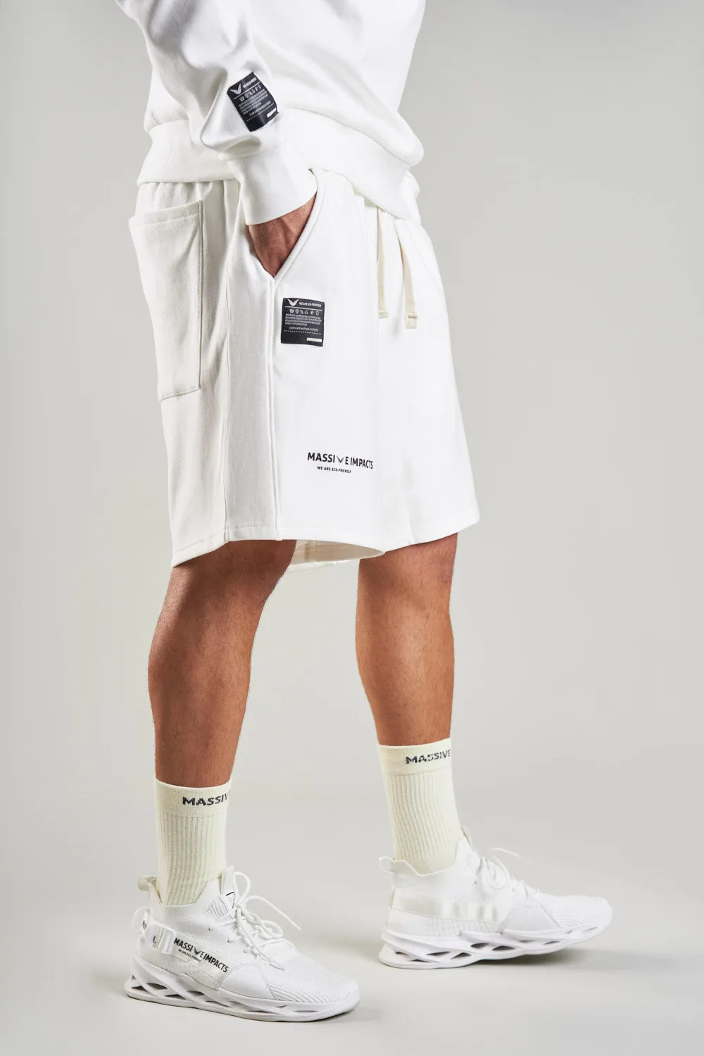 J010MI Organic Cotton & Bamboo Drawstring Shorts