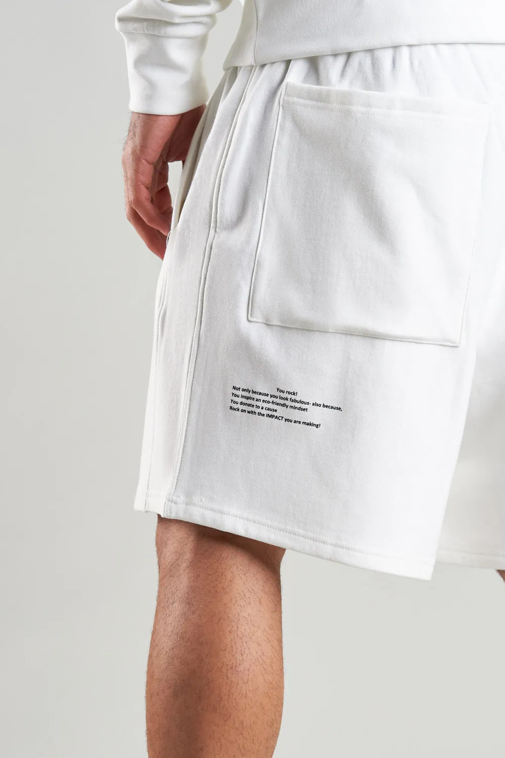 J010MI Organic Cotton & Bamboo Drawstring Shorts