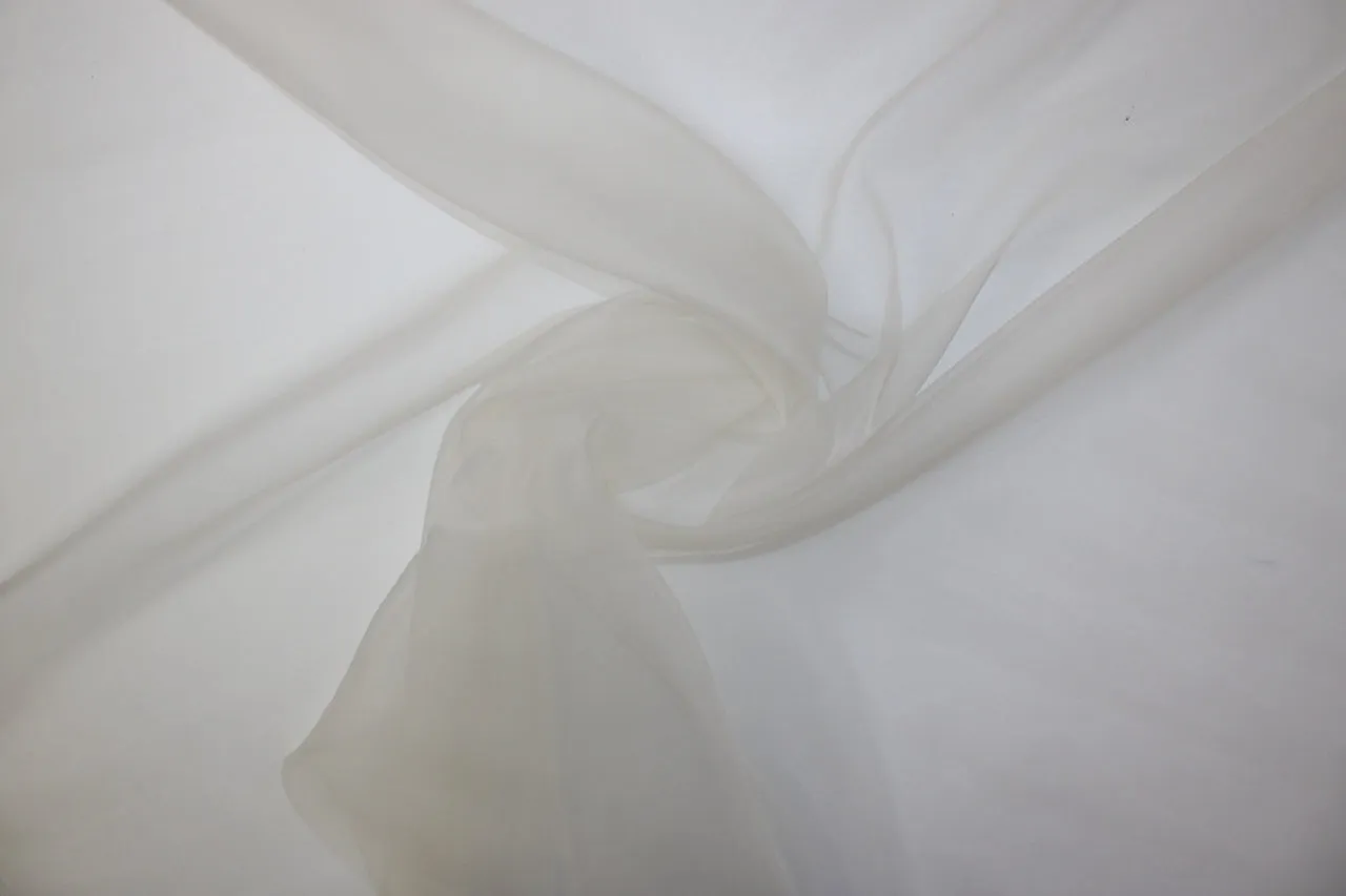 Japanese Poly Organza - Peach Shadow