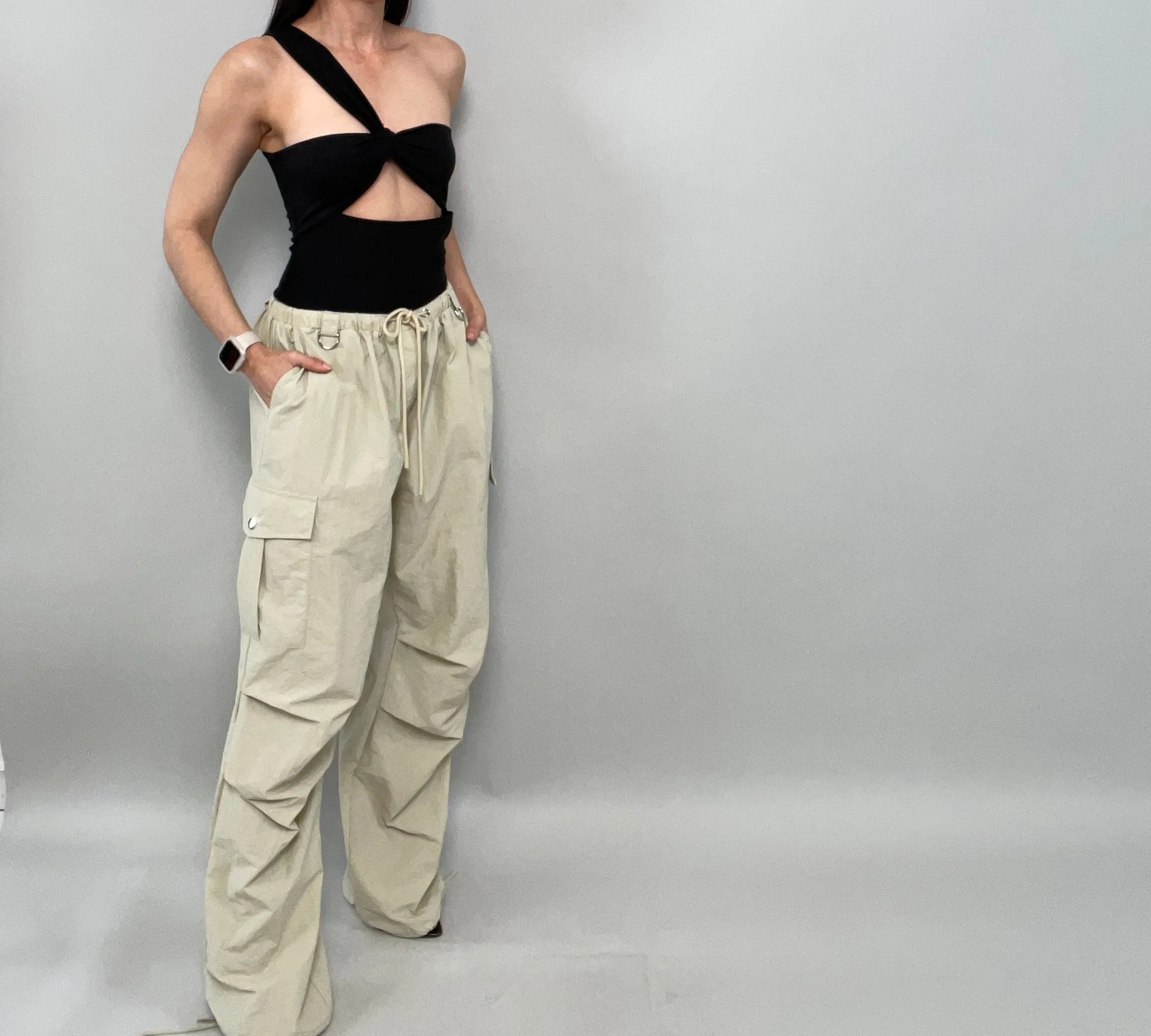 Julissa Cargo Parachute Pant