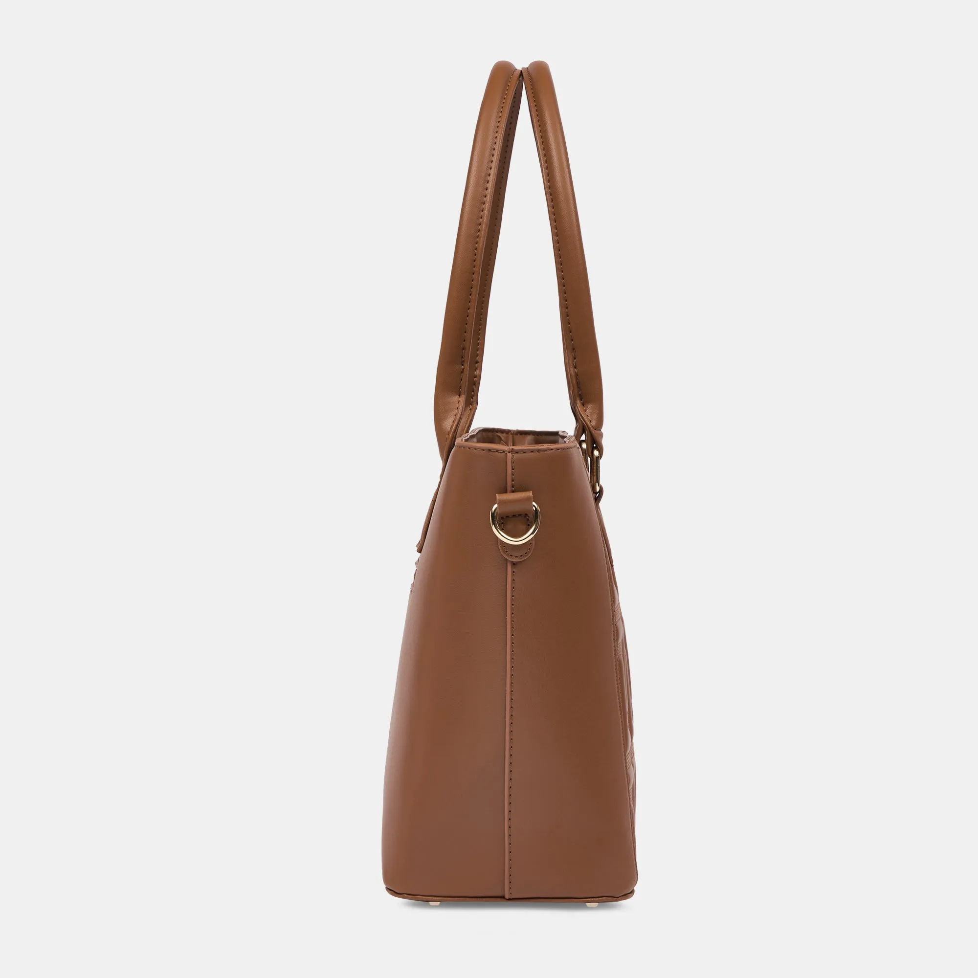 Lavie Luxe Mare Tan Medium Women'S Tote Handbag