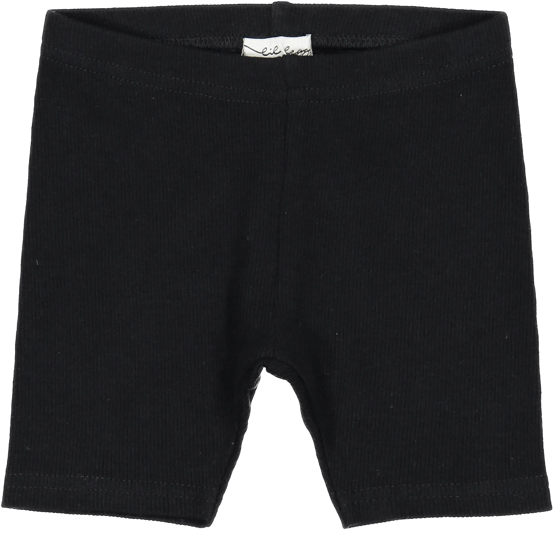 Lil Leggs Black Ribbed Shorts