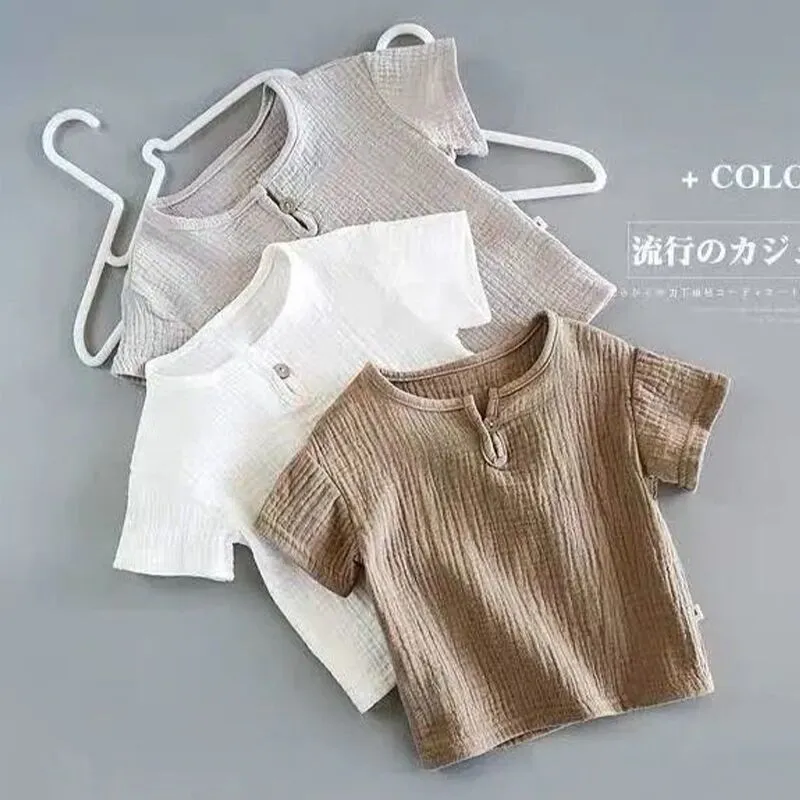 Linen T-Shirt and Shorts