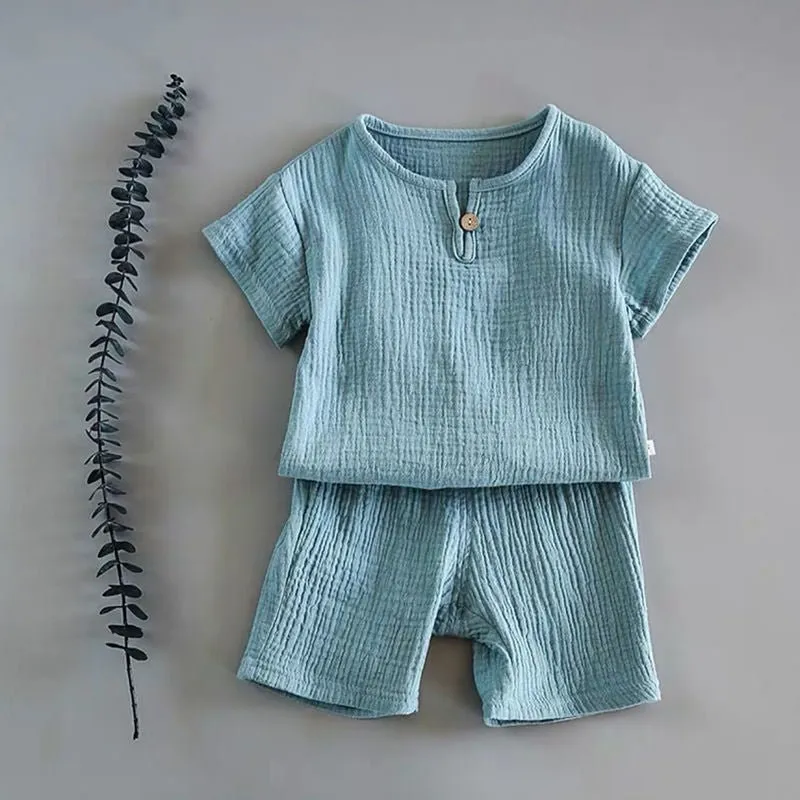 Linen T-Shirt and Shorts