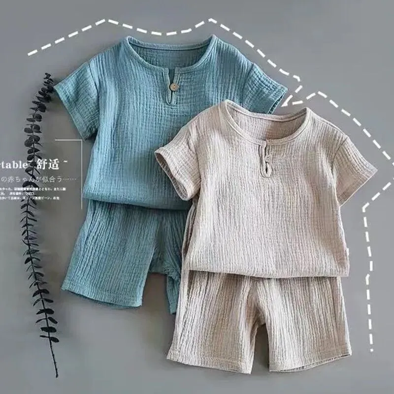 Linen T-Shirt and Shorts