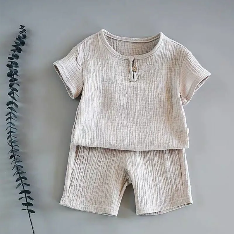 Linen T-Shirt and Shorts
