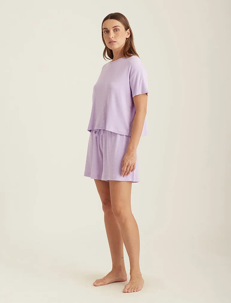 Luxe Rib Soft Touch Tee