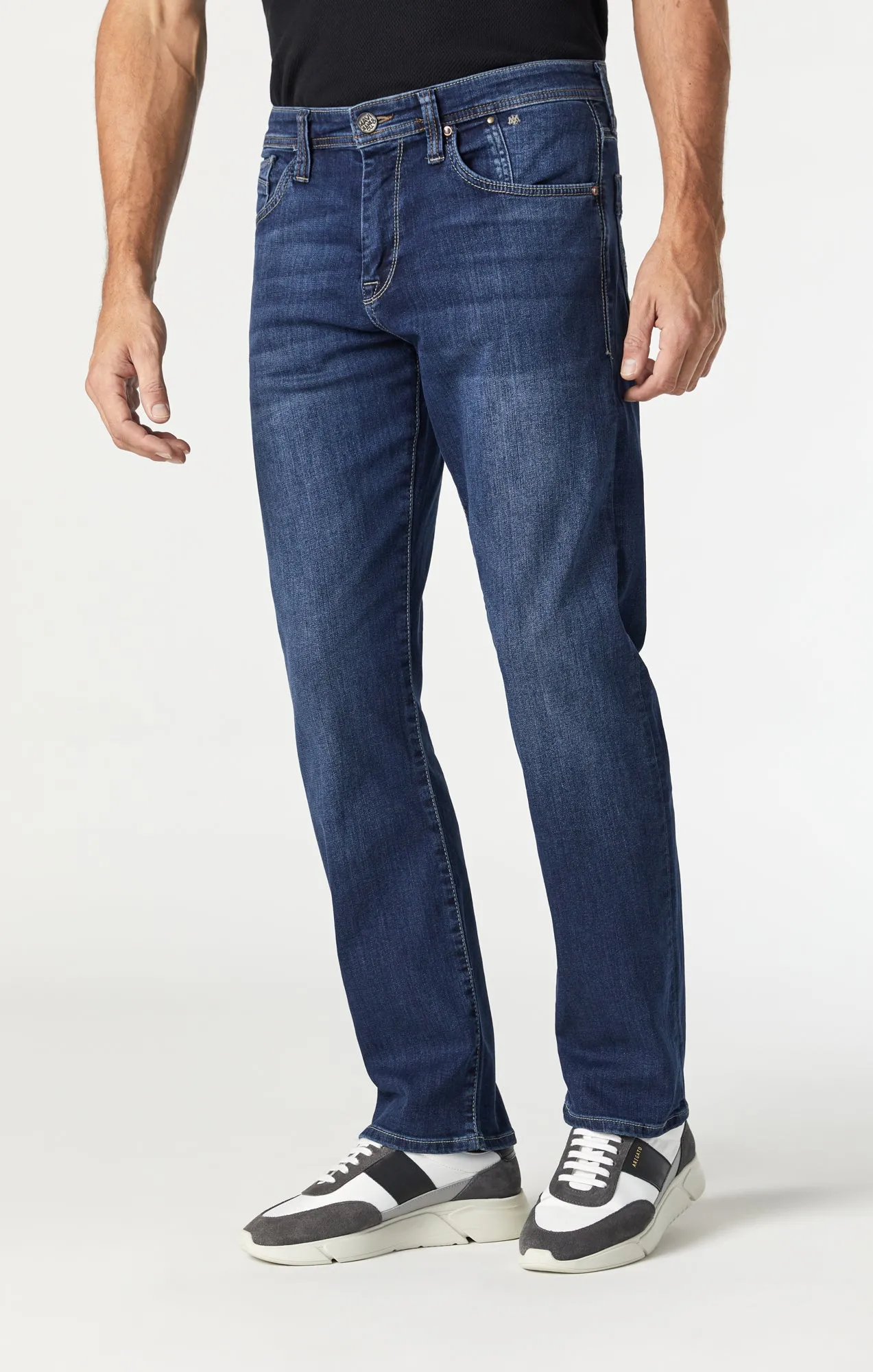 MATT RELAXED STRAIGHT LEG IN MID INDIGO COOPER
