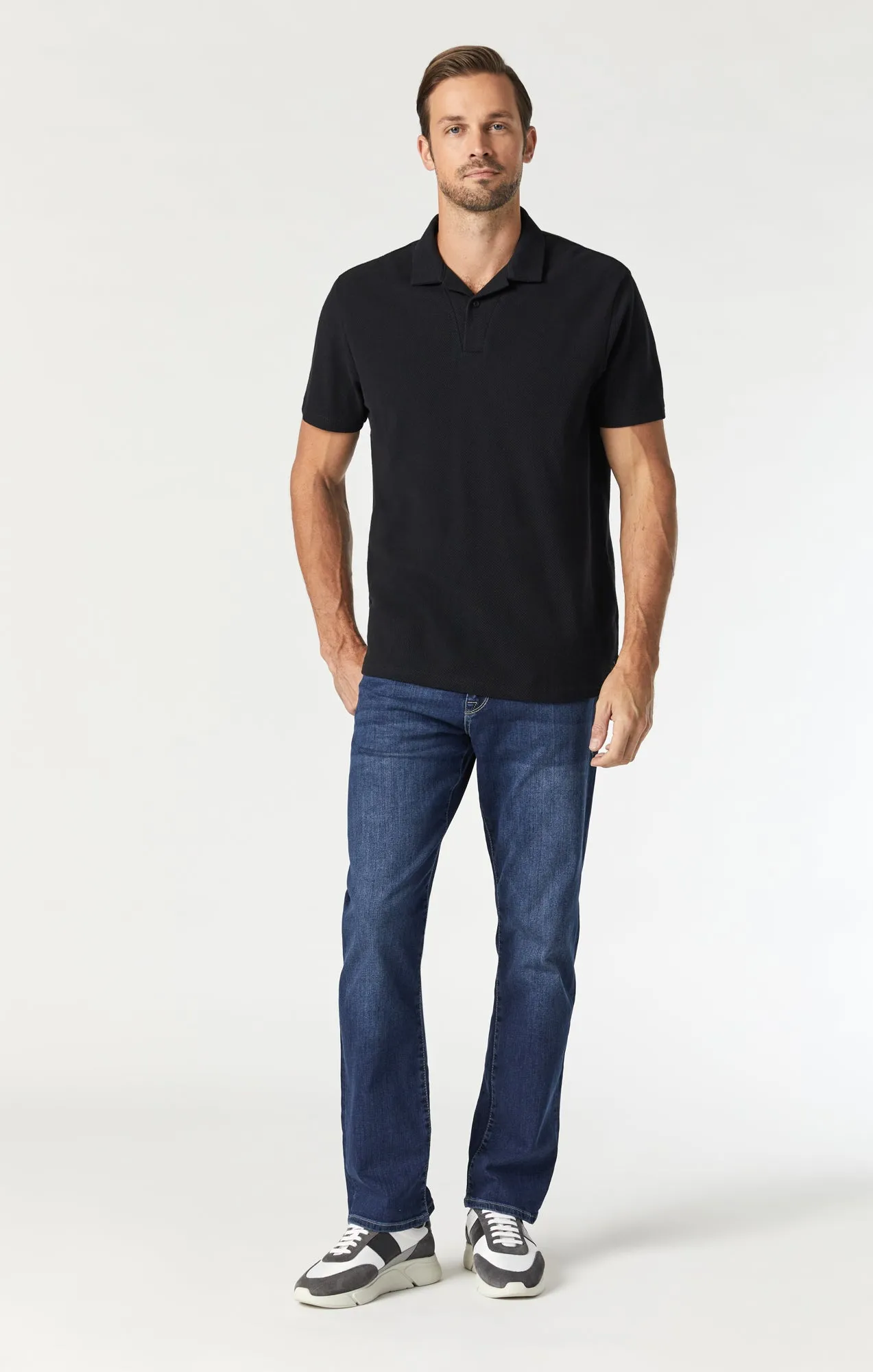 MATT RELAXED STRAIGHT LEG IN MID INDIGO COOPER