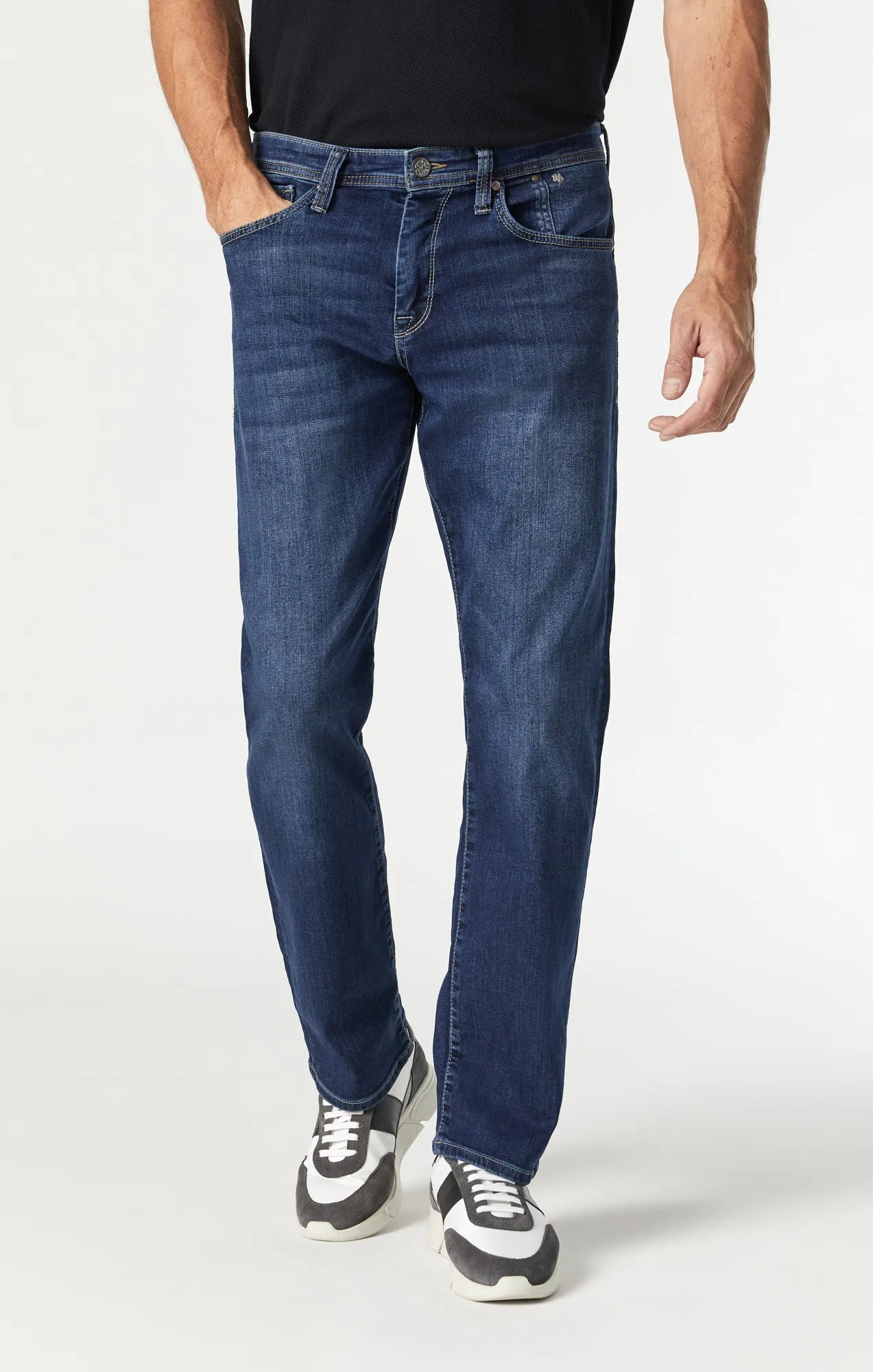 MATT RELAXED STRAIGHT LEG IN MID INDIGO COOPER