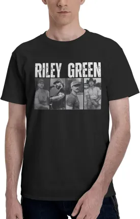 Men's Cotton Short-Sleeved T Shirt Funny Crewneck Top Tee