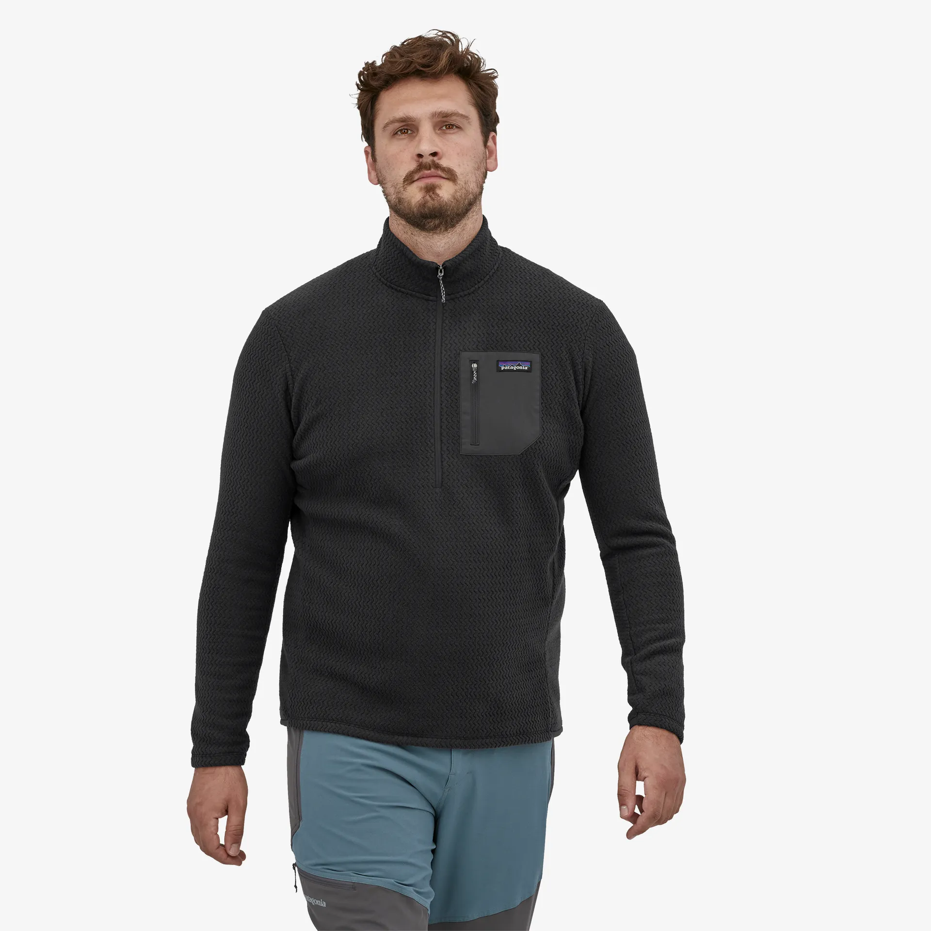 Mens R1® Air Lightweight Zip-Neck Sweater - Breathable and Quick-Drying