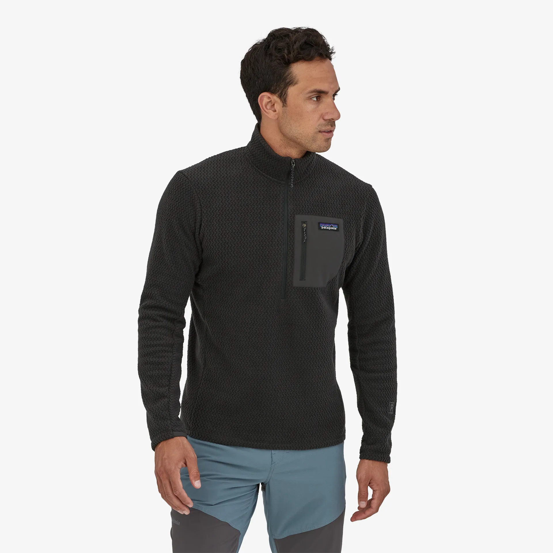 Mens R1® Air Lightweight Zip-Neck Sweater - Breathable and Quick-Drying