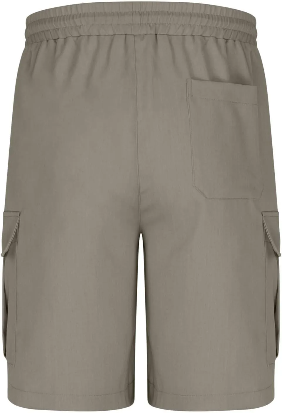Men's Shorts Hiking Cargo Casual Outdoor Drawstring Elastic Waist Shorts Multi Pockets Fashion Summer Short Pants