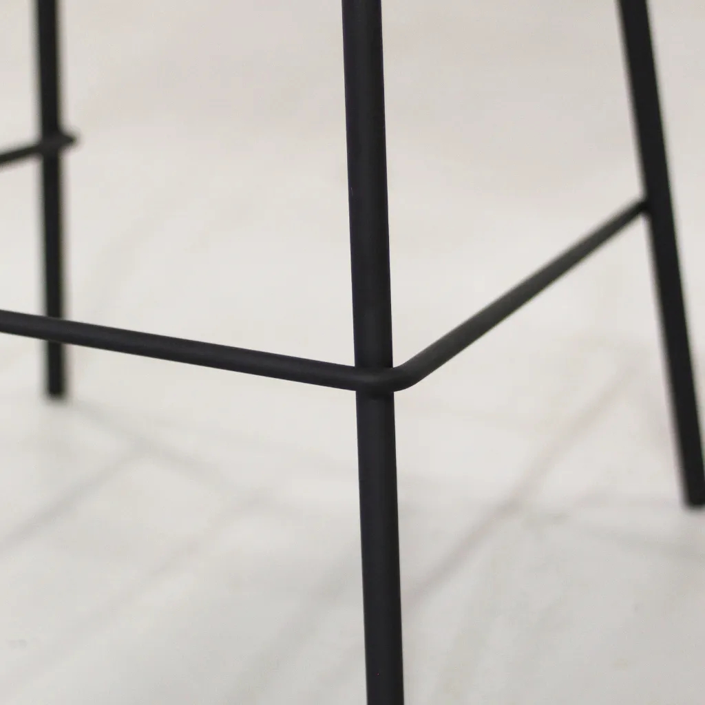 MILAN - Dark Grey Fabric Bar Stool