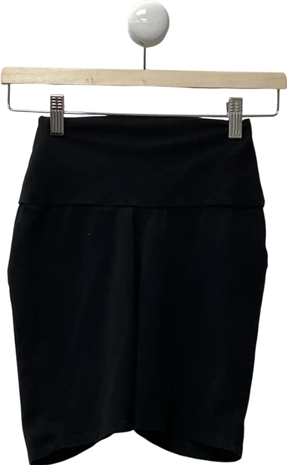 Mint Velvet High Waisted Black Cycling Shorts UK S