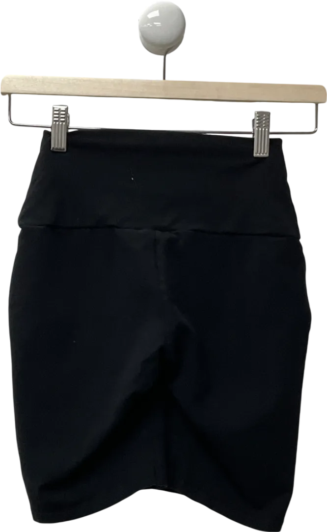 Mint Velvet High Waisted Black Cycling Shorts UK S