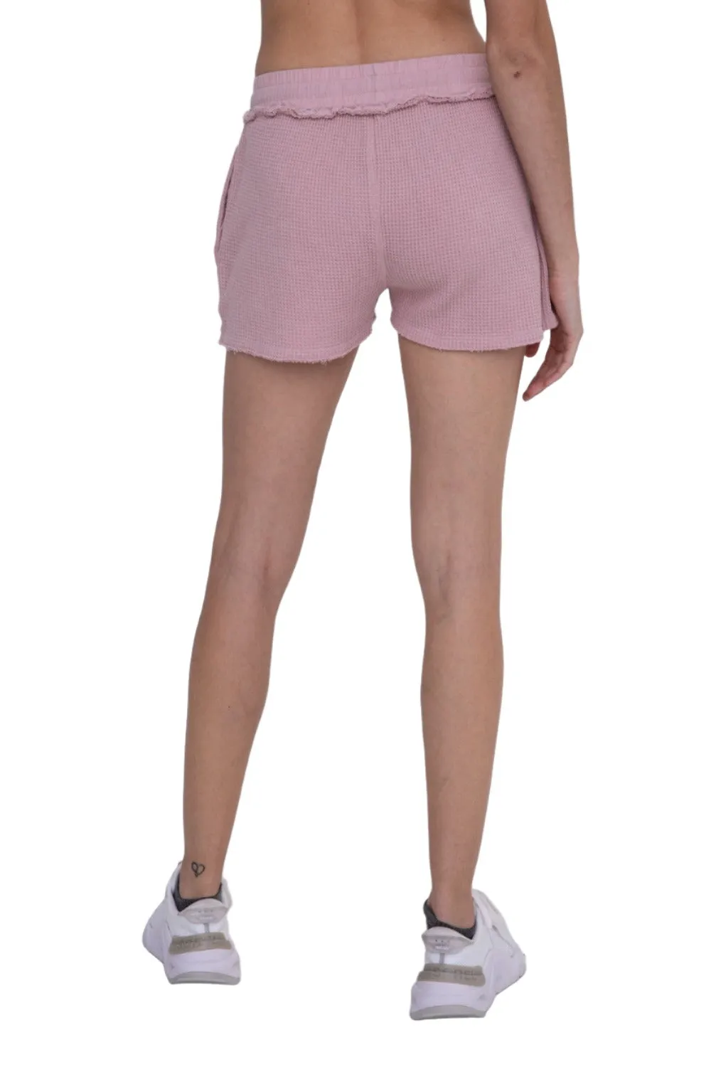 Mono B Distressed Mineral-Washed Shorts KP11893