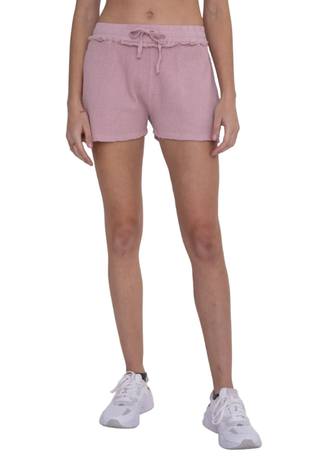 Mono B Distressed Mineral-Washed Shorts KP11893