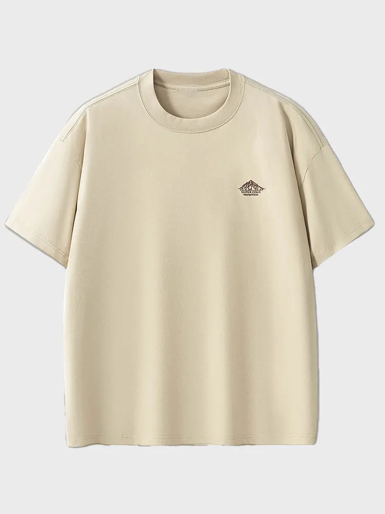Mountain Embroidered Men's Tee