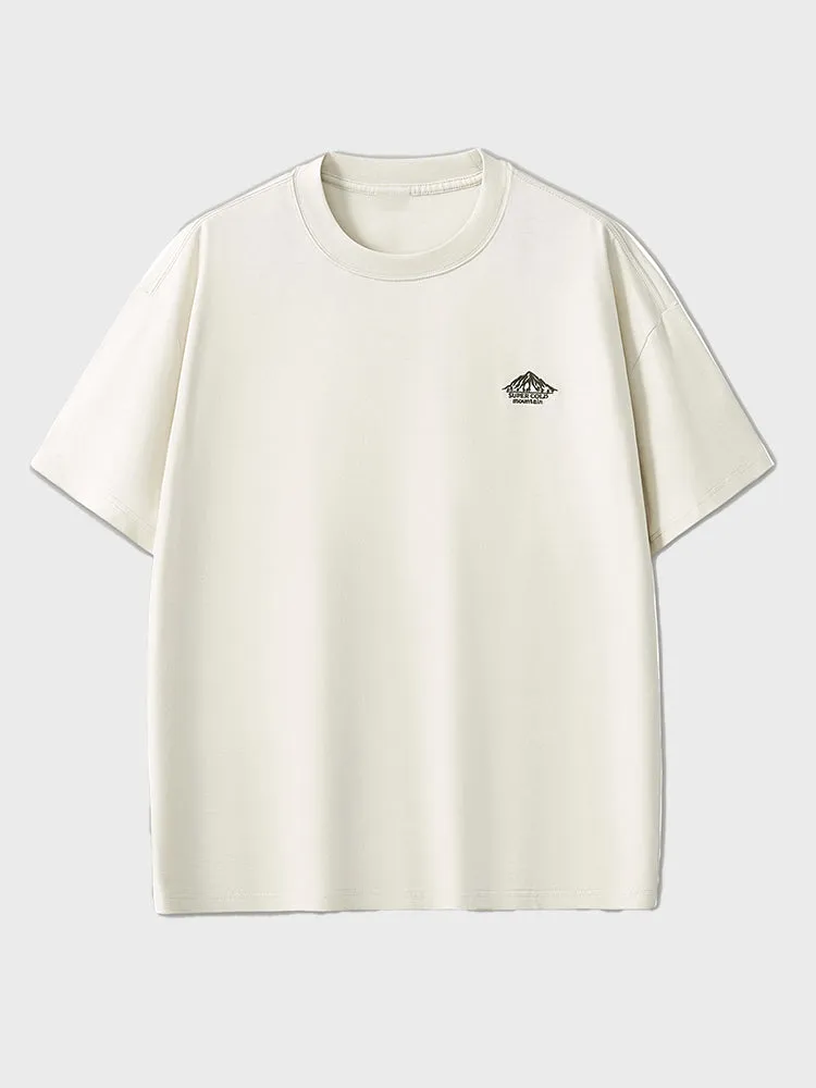 Mountain Embroidered Men's Tee
