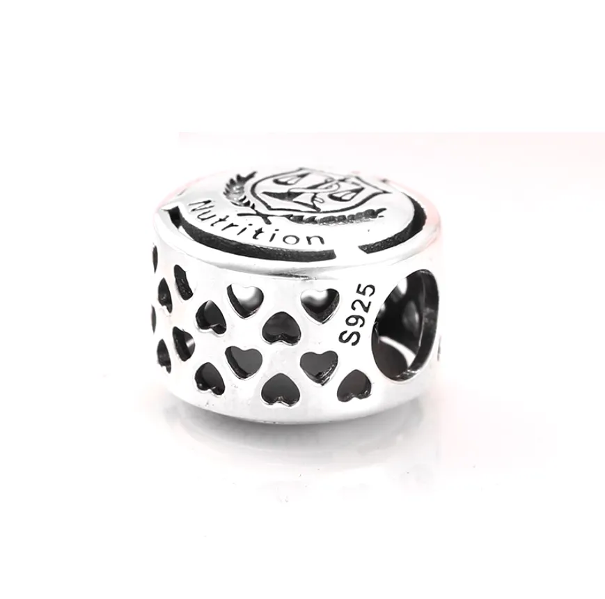 Nutrition Charm 925 Sterling Silver - Nutritionist Charm