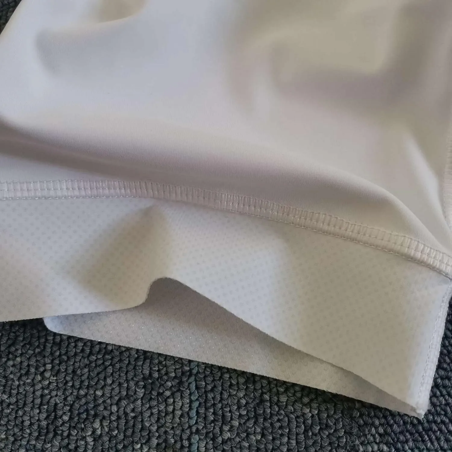 Plain Color White Laser Cut Cuff Professional Bike Cycling Bib Shorts for Men Women Gel Paddal