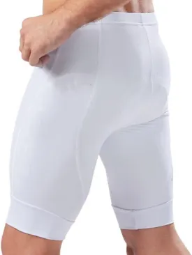 Plain Color White Laser Cut Cuff Professional Bike Cycling Bib Shorts for Men Women Gel Paddal