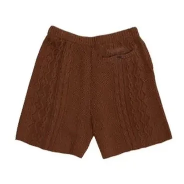 Pleasures Charlie Knit Shorts - Brown