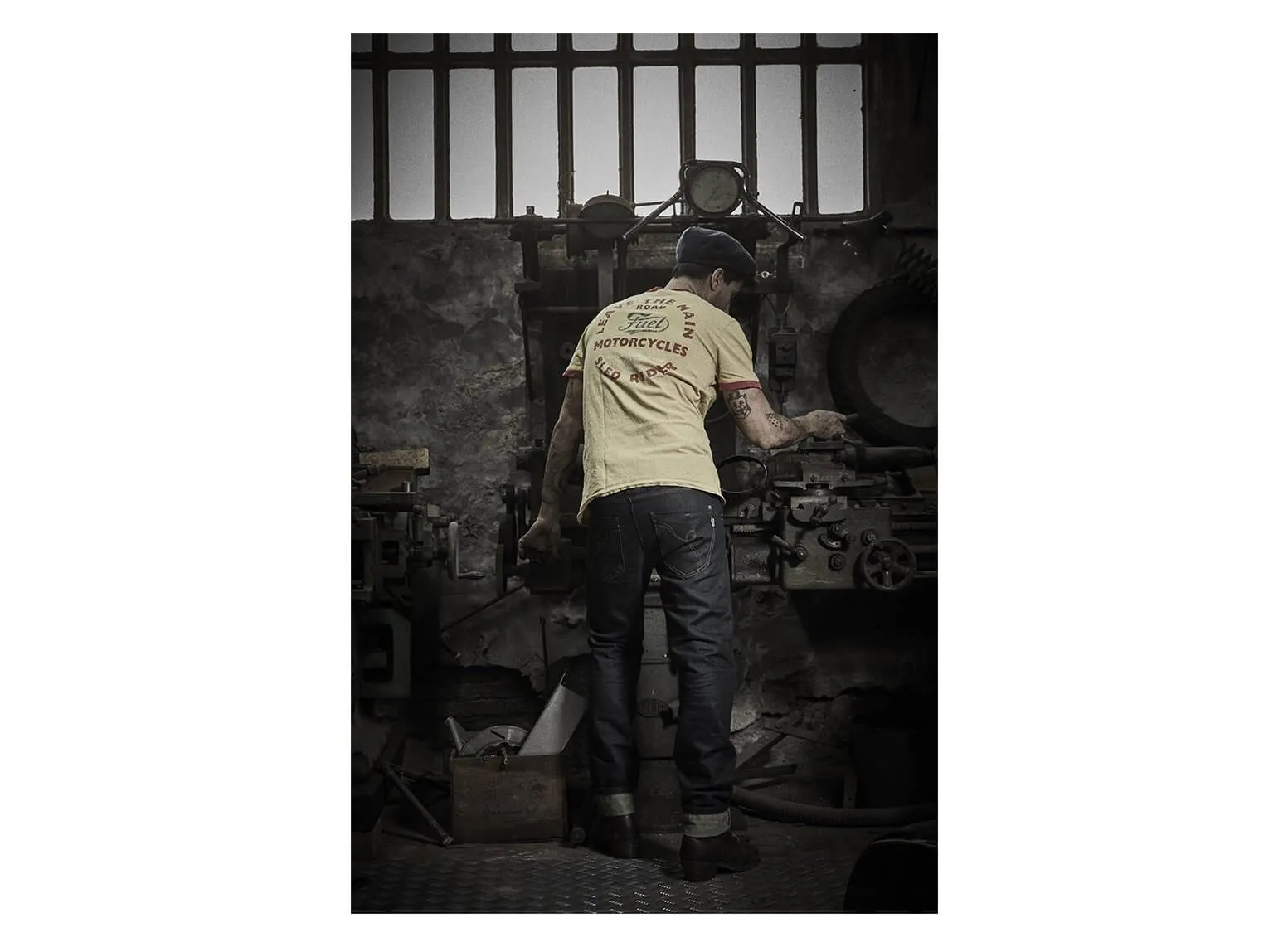 "GREASY" SELVEDGE PANTS
