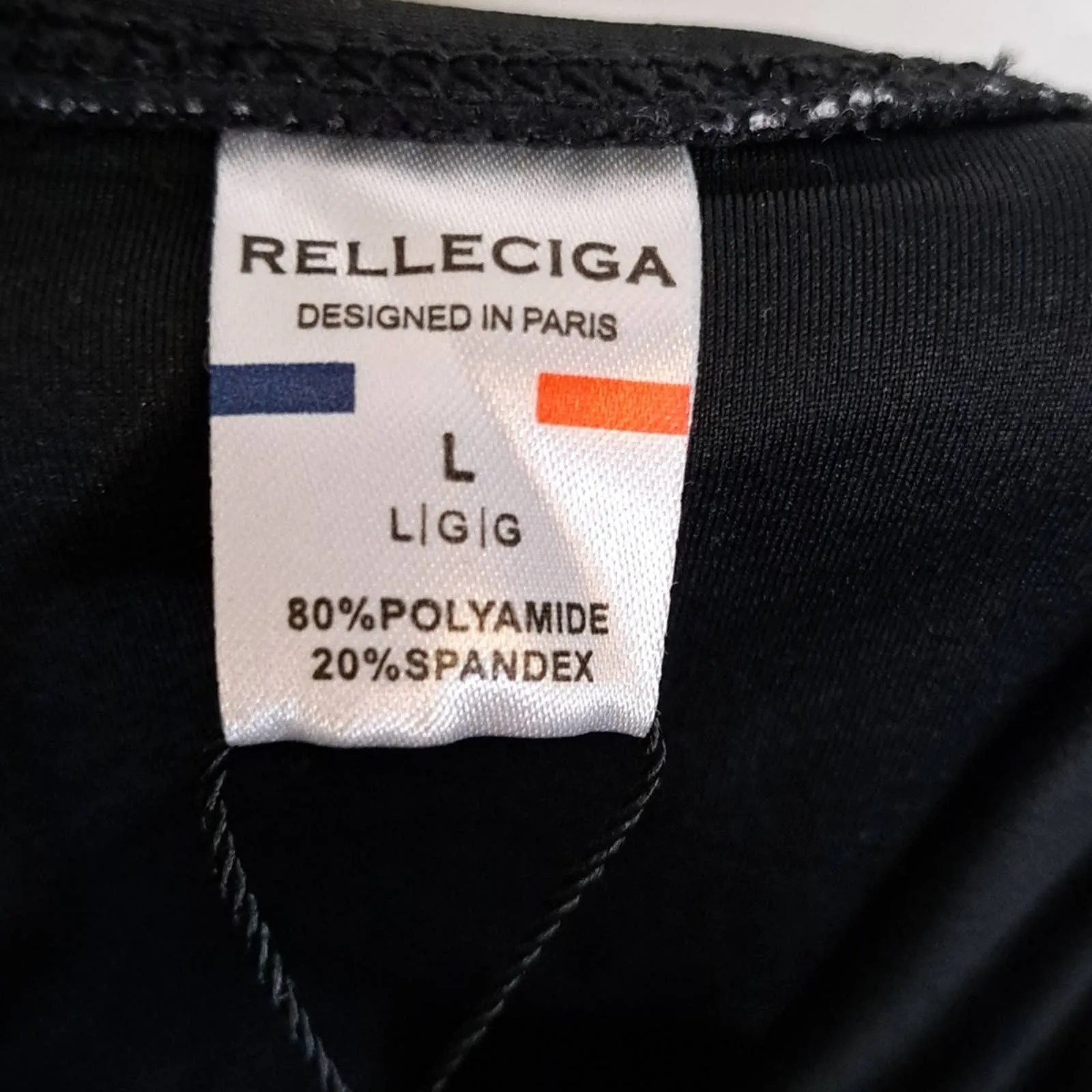 Relleciga Tummy Control Ruched Swimwear Polkadot Black Large