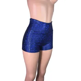 SALE - High Waisted Booty Shorts - Blue Avatar