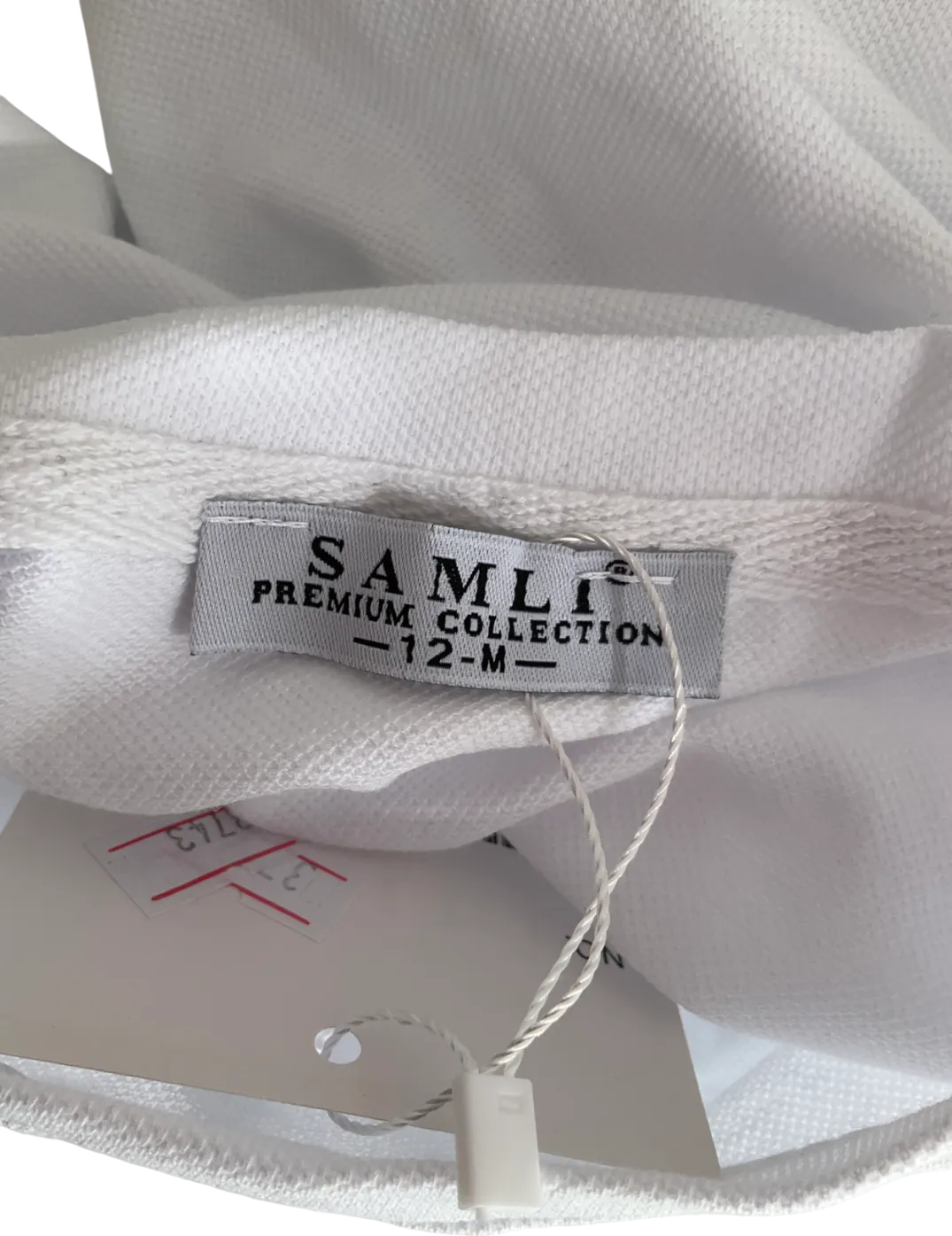 Samli Premium collection Orange And White Striped Shorts With Matching Smart Shirt 9-12 Months
