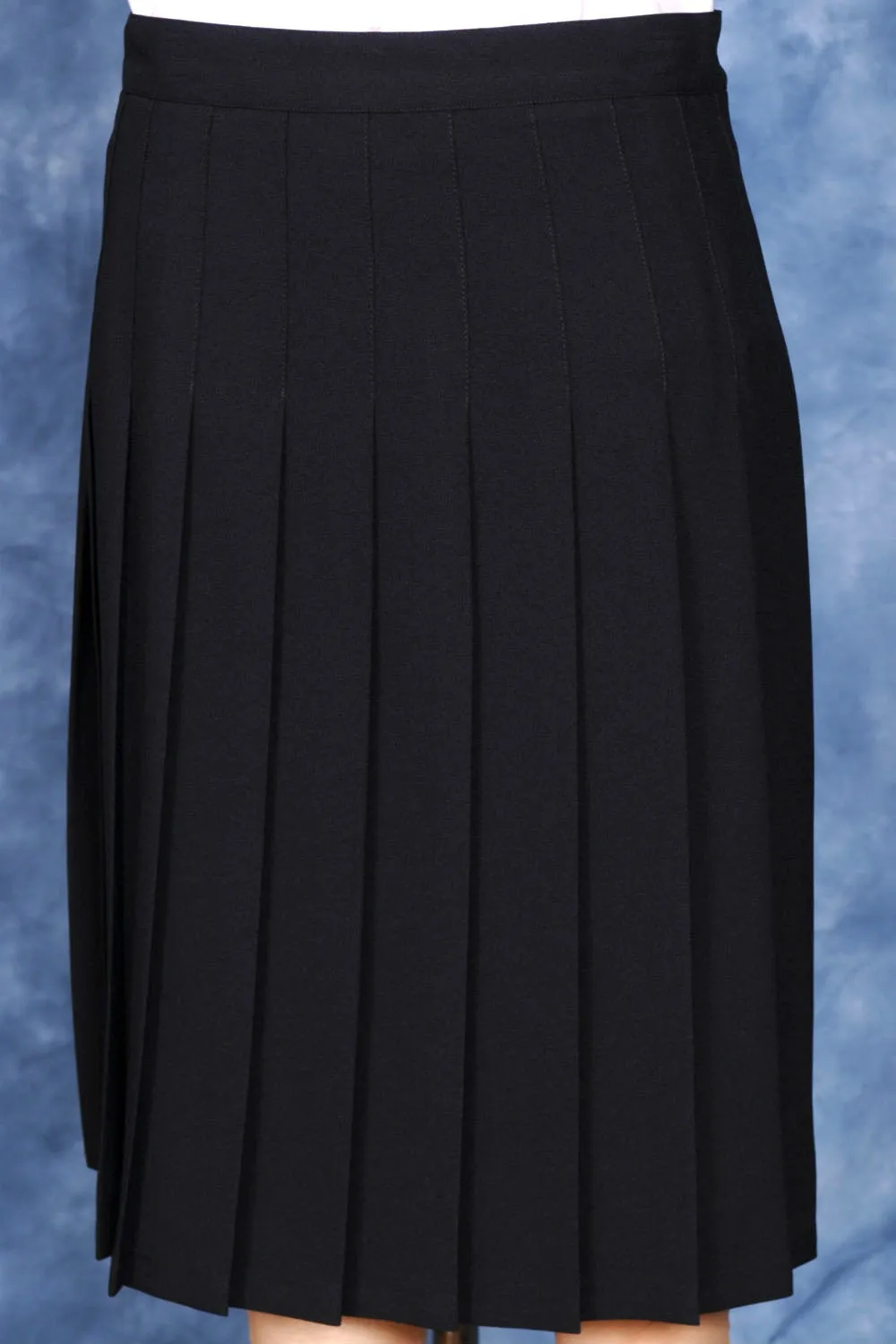 Seminary Navy Knife Pleated Skirt
