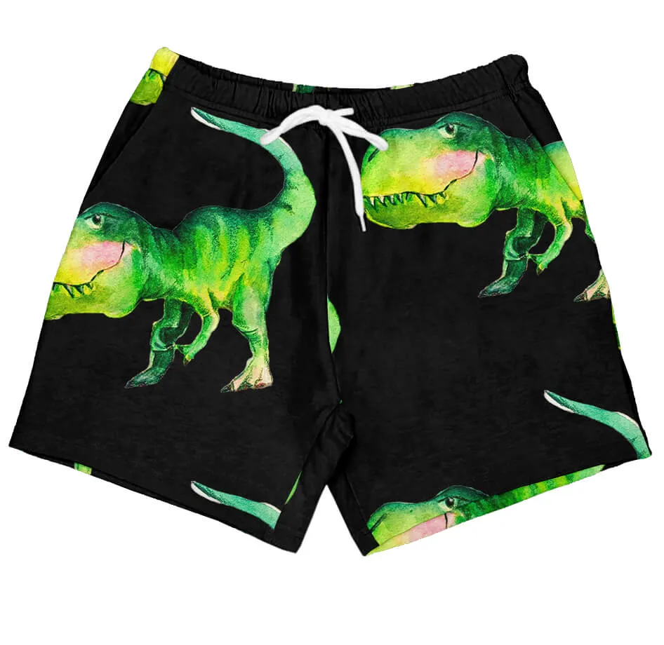 Smiling Dinosaur Kids' Boardshorts