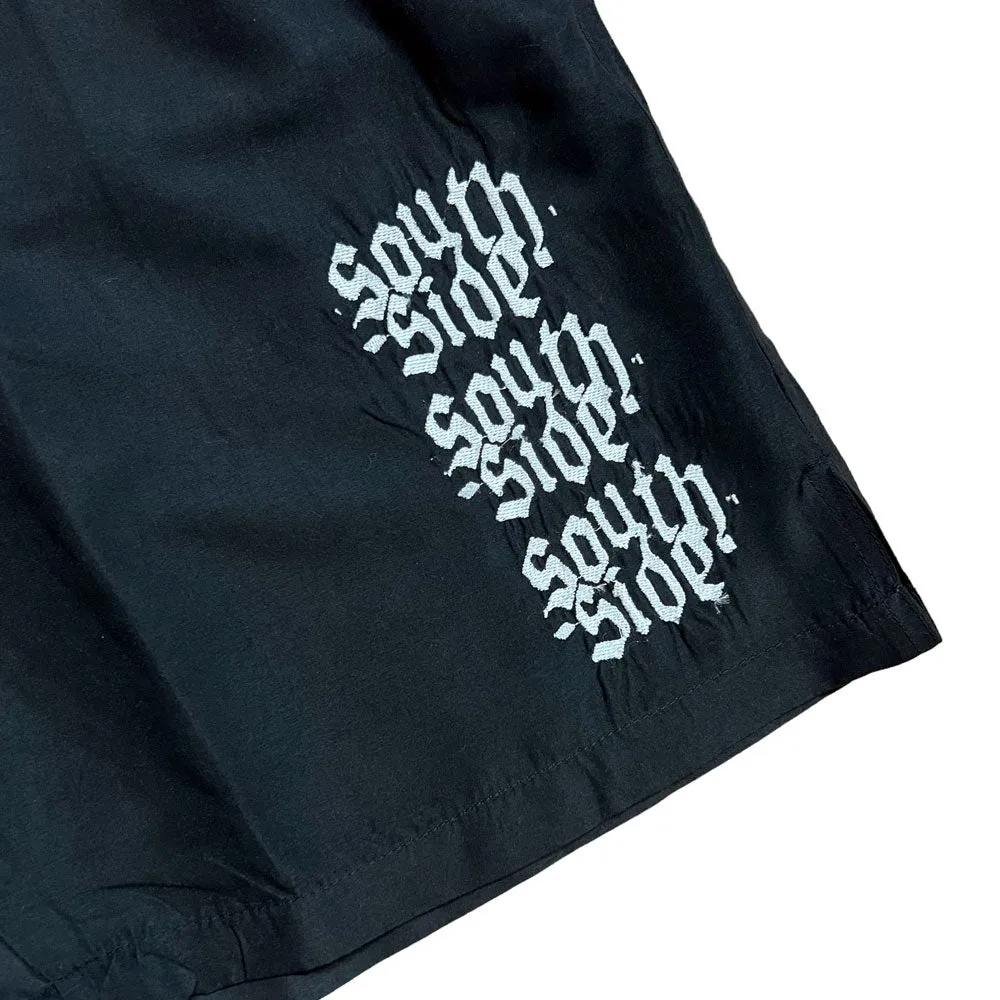 Southside Icon Water Short Embroidered Black