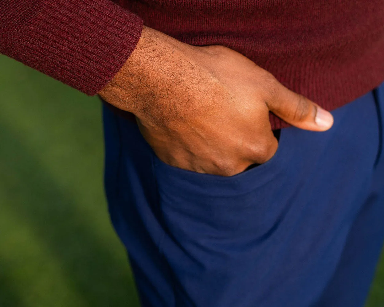 The Parker Pant: Navy 32" Length