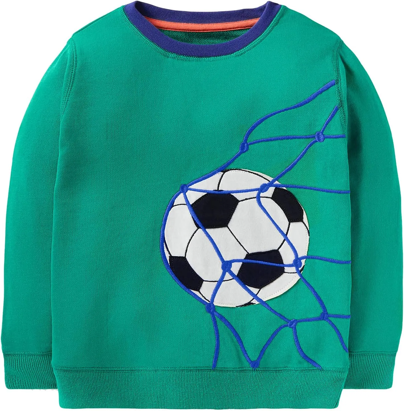 Toddler Boy Cotton Crewneck Long Sleeve Sweatshirt Christmas Clothing 2-7T