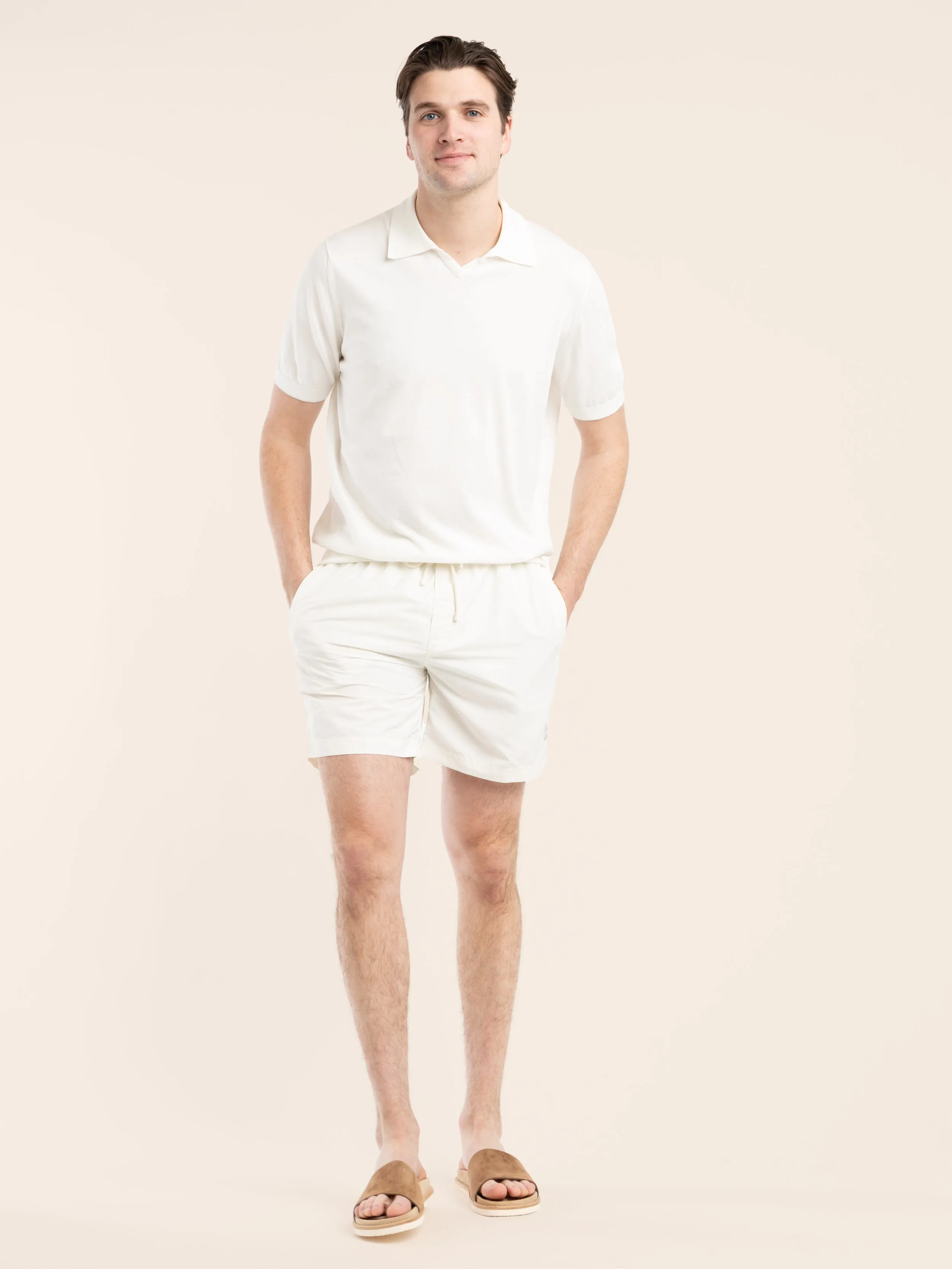 White Swim Shorts