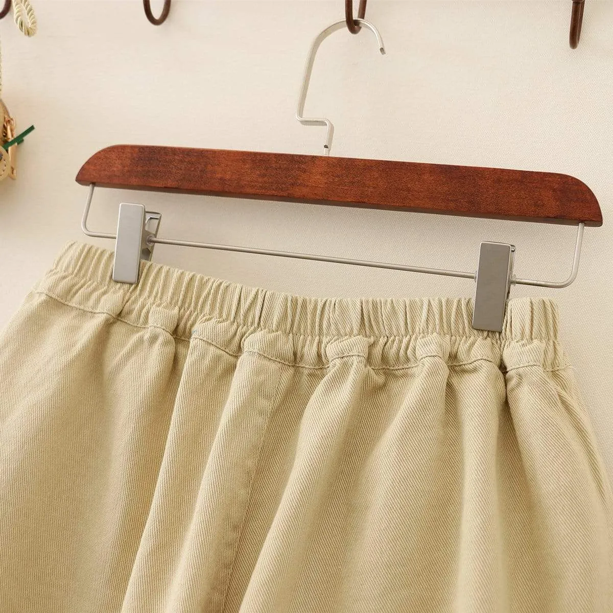 Women's Casual Pure Color Loose Shorts