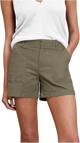 Women's High Waisted Summer Shorts Dressy Casual Pull On Shorts with Tummy Control for Vacation & Beach Outfits