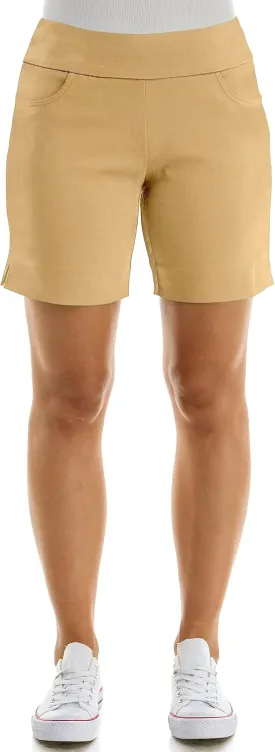 Zac & Rachel Women's Pull on Millennium Shorts W/Front Pockets